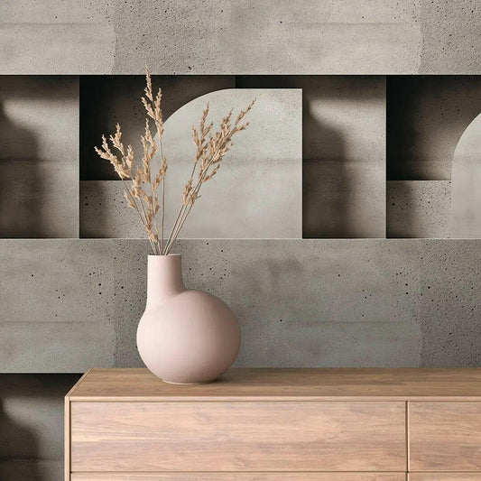 Urban Concrete Forms Mural