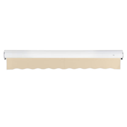 [16x10FT] Awntech Key West Premium Electric Outdoor Motorized Retractable Awning [FCL16/FCR16-SBY] (SAK81742)