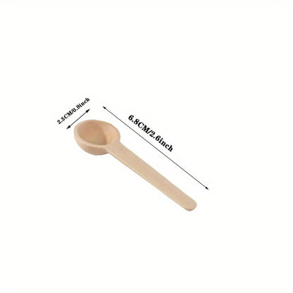 612 Mini Wooden Spoons Set for Spices  Coffee