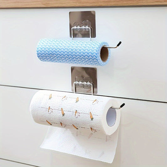 Stainless Steel Wall-Mounted Paper Towel Holder - Versatile Kitchen &