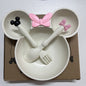 EcoFriendly Wheat Straw Dinnerware Set  BPAFree Plates  Cutlery