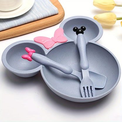 EcoFriendly Wheat Straw Dinnerware Set  BPAFree Plates  Cutlery