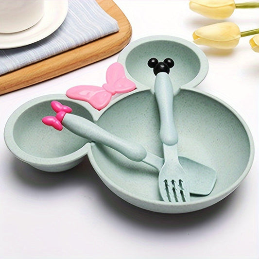EcoFriendly Wheat Straw Dinnerware Set  BPAFree Plates  Cutlery