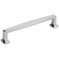 96 mm Center-to-Center Satin Nickel Richard Cabinet Pull