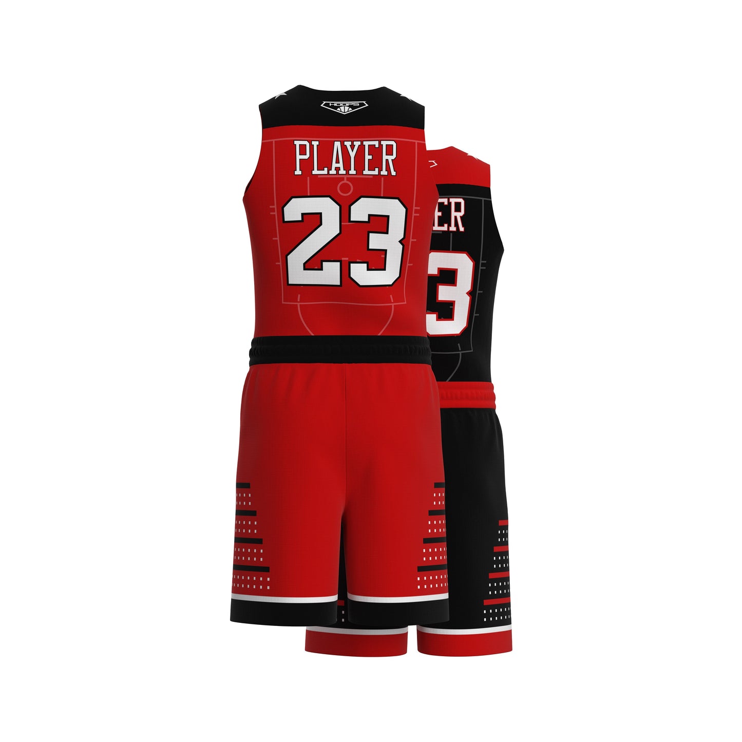 Custom All-Star Reversible Basketball Uniform  - 171 Cowboys