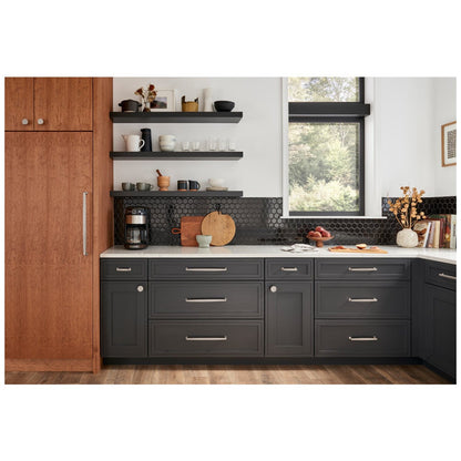 96 mm Center-to-Center Satin Nickel Richard Cabinet Pull