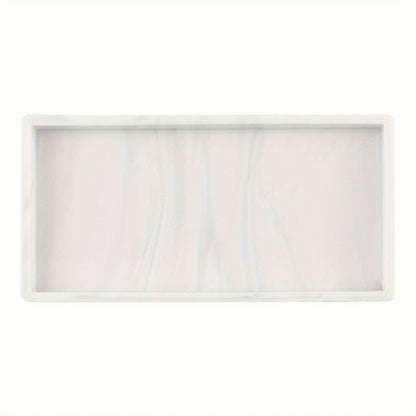 Elegant Silicone Vanity Tray for Organized Bathroom  Decor