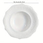 Vintage Lace Ceramic Plate  Nordic Style Elegance