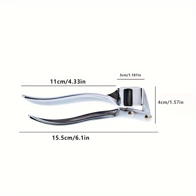 Durable Zinc Alloy Garlic and Ginger Press  Manual Use