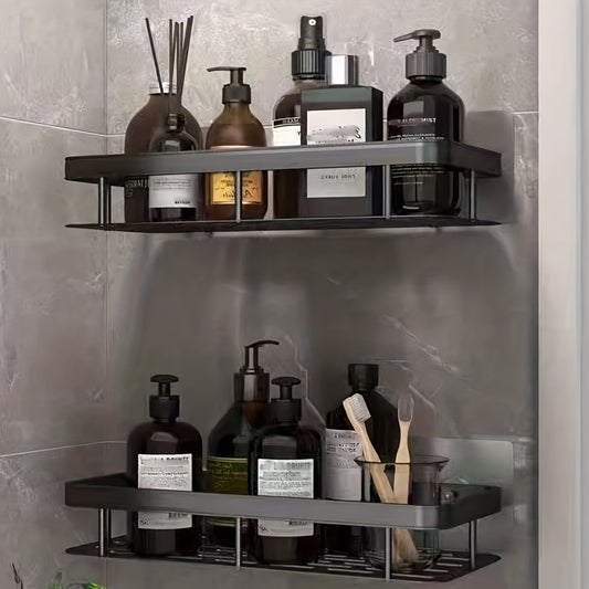 Durable Black Stainless Steel Shower Caddy  20KG Capacity
