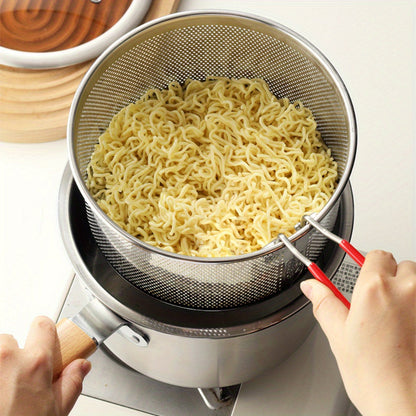 Stainless Steel MultiPurpose Cookware Set with Fry Basket