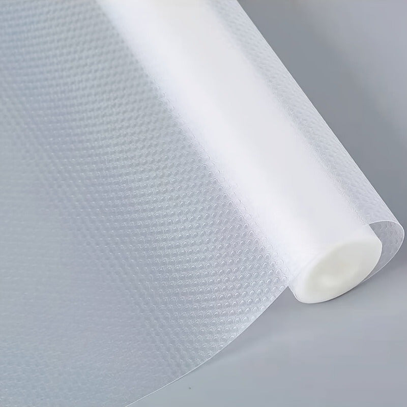 1 Roll PET Kitchen Cabinet Liner - Non-Adhesive, Moisture & Waterproof