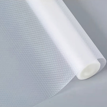 1 Roll PET Kitchen Cabinet Liner - Non-Adhesive, Moisture & Waterproof