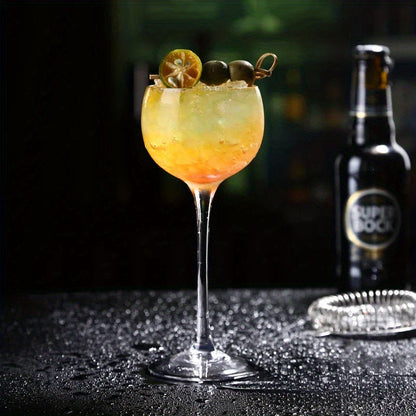 Elegant Japanese-Inspired Crystal Martini Glass - Perfect for