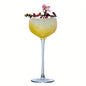Elegant Japanese-Inspired Crystal Martini Glass - Perfect for