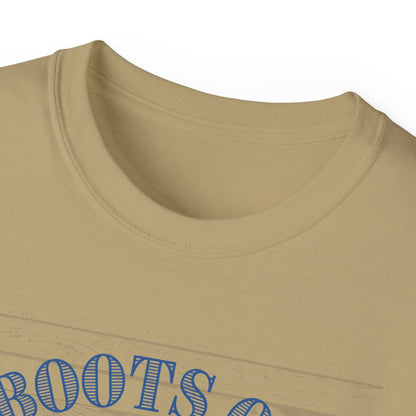 Western Song Cowboy Women's T-Shirt, Boots Graphic T-Shirt, Rural Lifestyle Top, Country Music Concert Apparel, Vintage Ranch Style Shirt