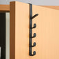 4-Hook Over-the-Door Adjustable Clothing & Bag Organizer