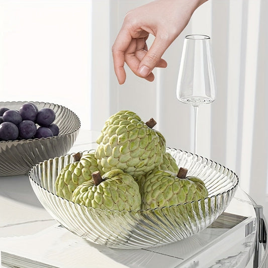 Clear Round PET Salad Bowls Portable Easy Clean Serving Dish | Under $100 | Kitchen + Metal