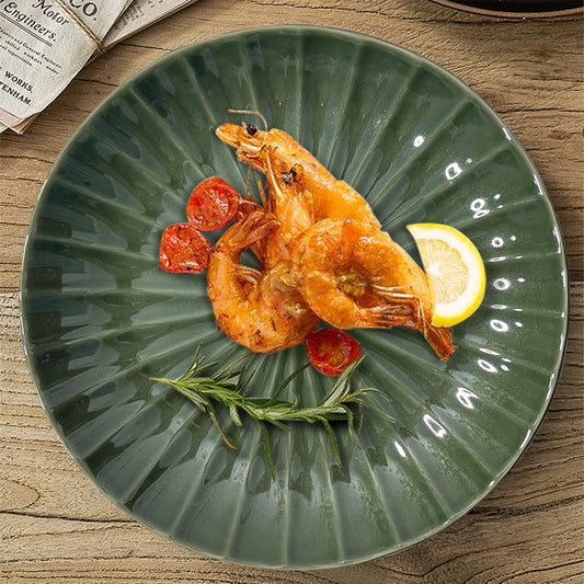 Versatile Ceramic Plate Set  Perfect for Meals  Decor