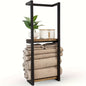 Compact TwoTier Wall Towel Rack Sturdy Easy Install Ample Storage