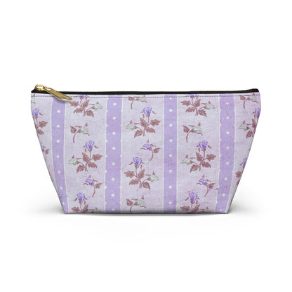 Customizable: Chic Floral Accessory Pouch, Makeup Bag, Travel Organizer, Gift for Her, Floral Toiletry Bag, Cute Pencil Case