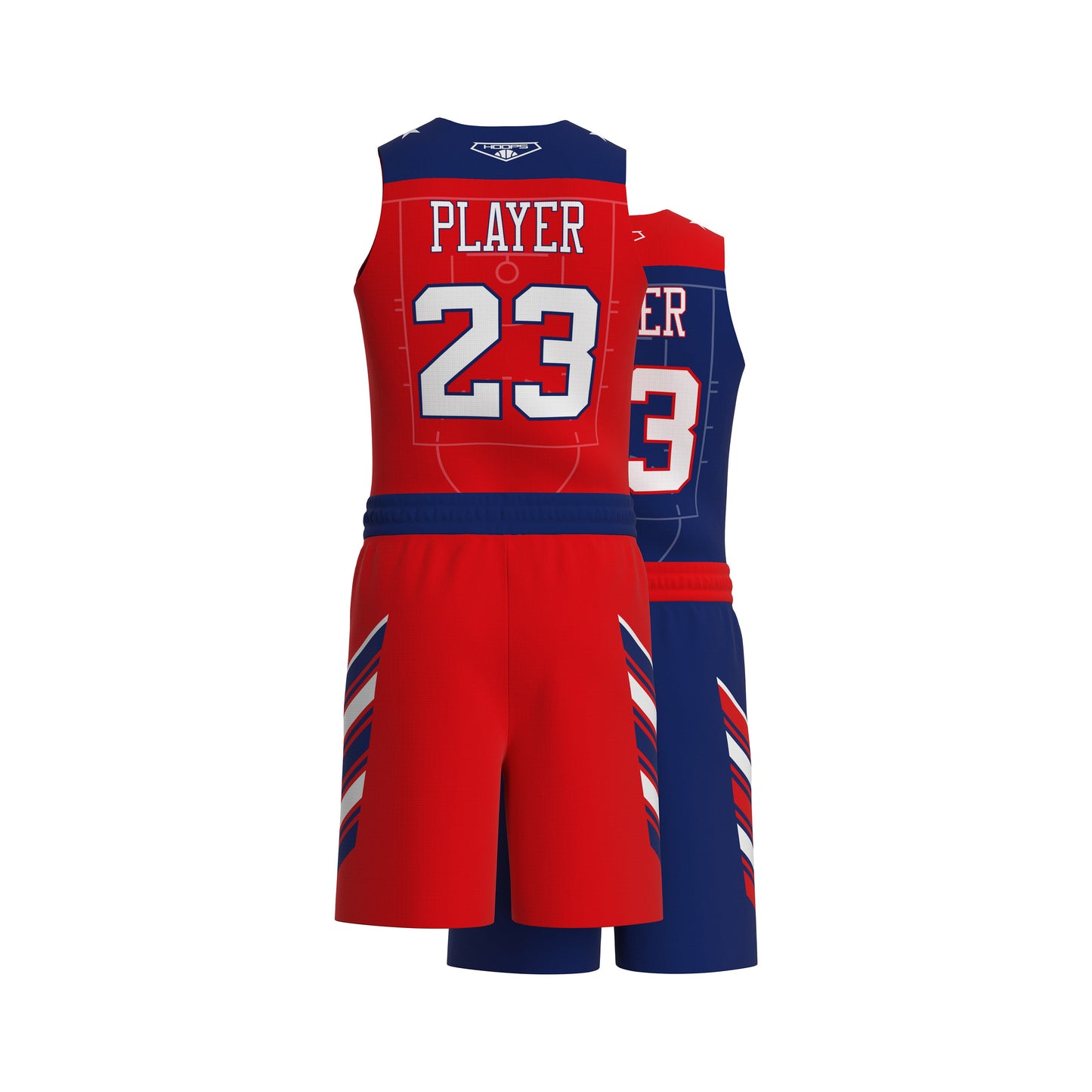 Custom All-Star Reversible Basketball Uniform  - 174 Lawrence