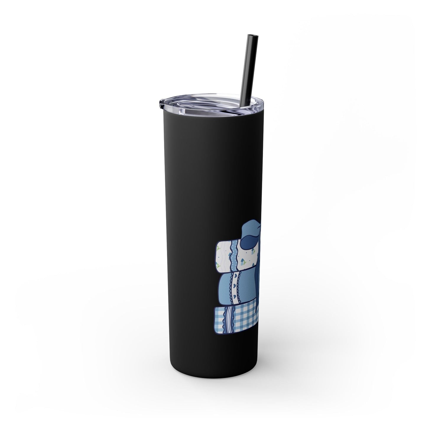 Customizable: Girly Book Club Skinny Tumbler with Straw, 20oz | Perfect for Events, Gifts, Coffee, and Summer Drinks