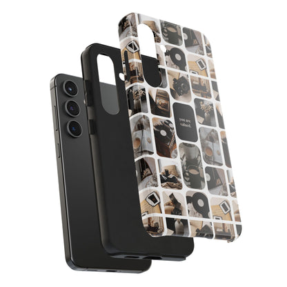 Retro Collage Phone Case - You Are Valued, Durable Protection for Your Device, Thoughtful Gift for Friends & Family, Perfect for Any [...]
