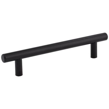 96 mm Center-to-Center Hollow Matte Black Stainless Steel Naples Cabinet Bar Pull