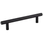 96 mm Center-to-Center Hollow Matte Black Stainless Steel Naples Cabinet Bar Pull