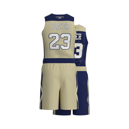 Custom All-Star Reversible Basketball Uniform  - 175 Spartan