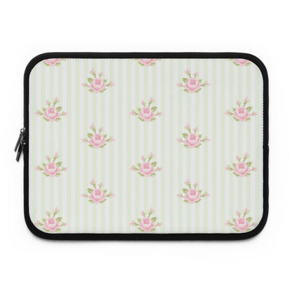 Customizable: Floral Laptop Sleeve, Elegant Computer Case for Women, Perfect Gift for Students, Mother's Day, Accessories for Tech Lovers
