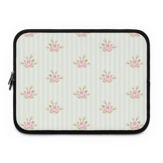 Customizable: Floral Laptop Sleeve, Elegant Computer Case for Women, Perfect Gift for Students, Mother's Day, Accessories for Tech Lovers