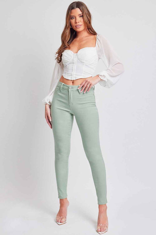 YMI Hyperstretch Skinny Jeans Women's Jeans Mid-Rise Design