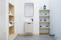 Luca 20" Sand Wall Mount Bathroom Vanity with Integrated Sink