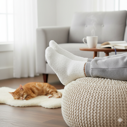 Fluffy Lounge Socks – Cozy, Cute, and Comfy!