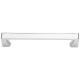 96 mm Center-to-Center Satin Nickel Square Boswell Cabinet Pull