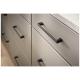 96 mm Center-to-Center Satin Nickel Square Boswell Cabinet Pull
