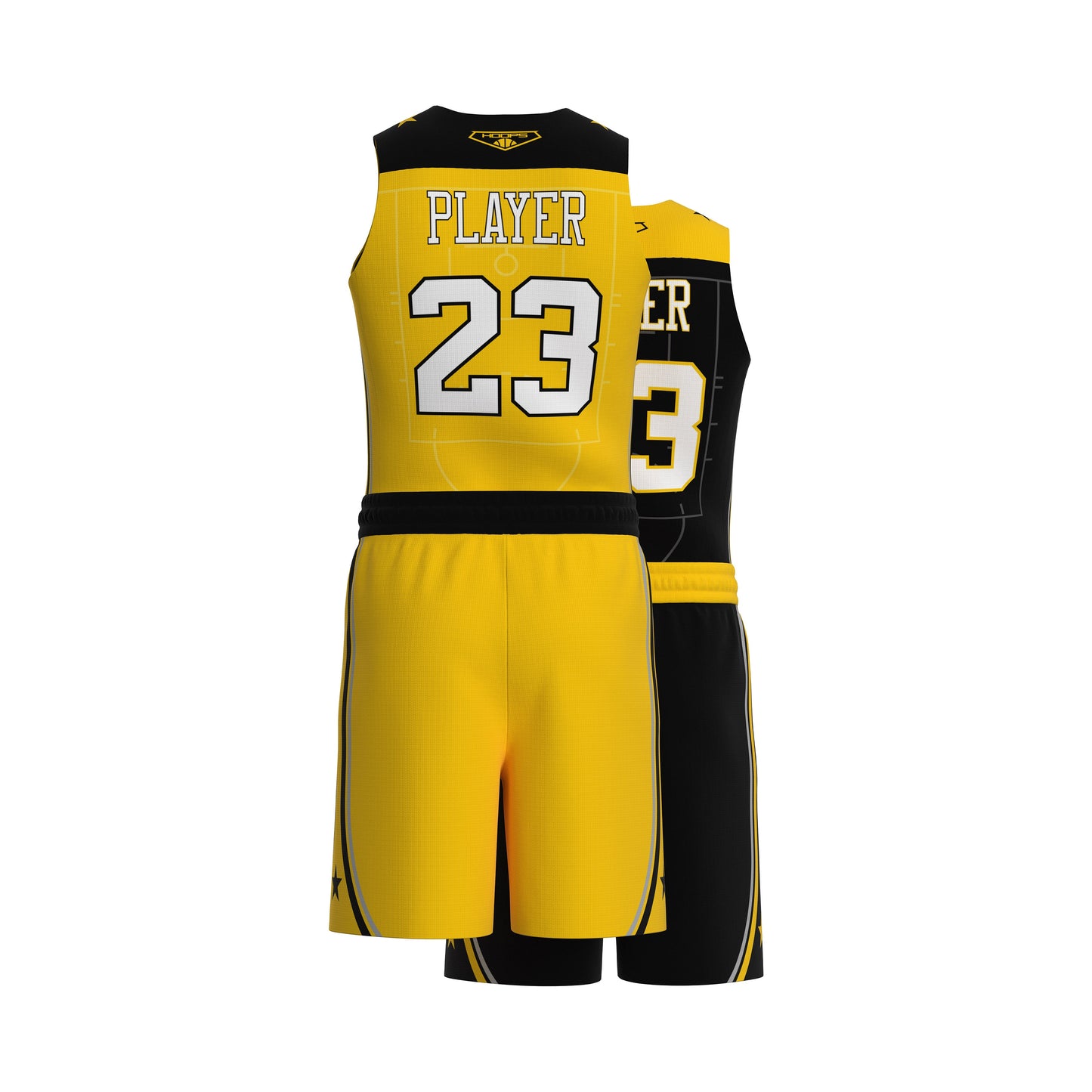 Custom All-Star Reversible Basketball Uniform  - 177 Richmond