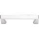 96 mm Center-to-Center Satin Nickel Square Boswell Cabinet Pull