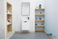 Luca 20" White Wall Mount Bathroom Vanity with Integrated Sink