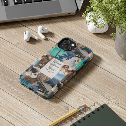 Inspiring Vision Board Phone Case, Motivational Tough Case, Adventurous Gift for Her, Self-Care, Dream Big, Unique Phone Accessory