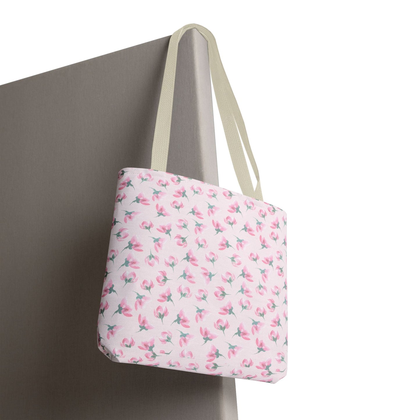 Customizable: Chic Floral Tote Bag, Versatile Shopping Bag, Pretty Grocery Tote, Cute Beach Bag, Stylish Gift for Her