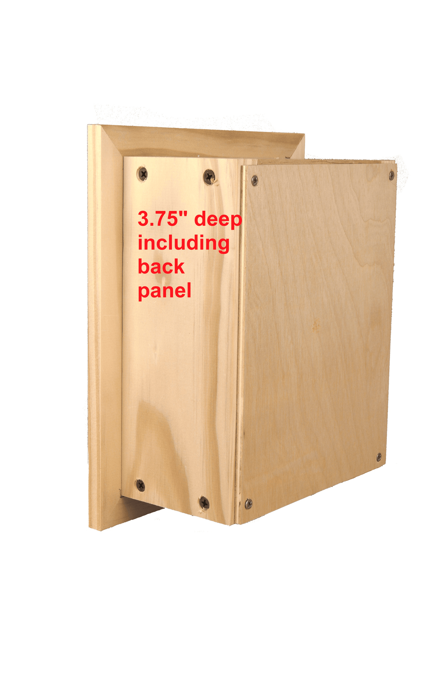Haile Recessed Solid Wood Toilet Paper Holder With Shelf