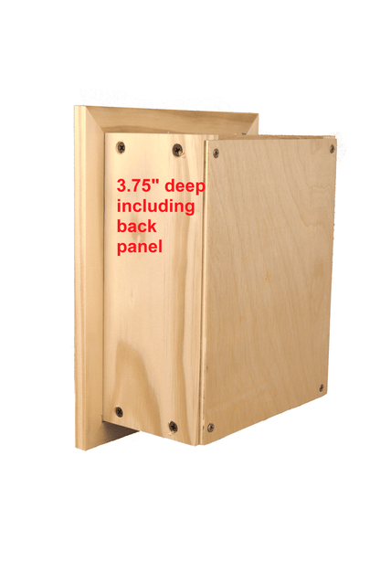 Haile Recessed Solid Wood Toilet Paper Holder With Shelf