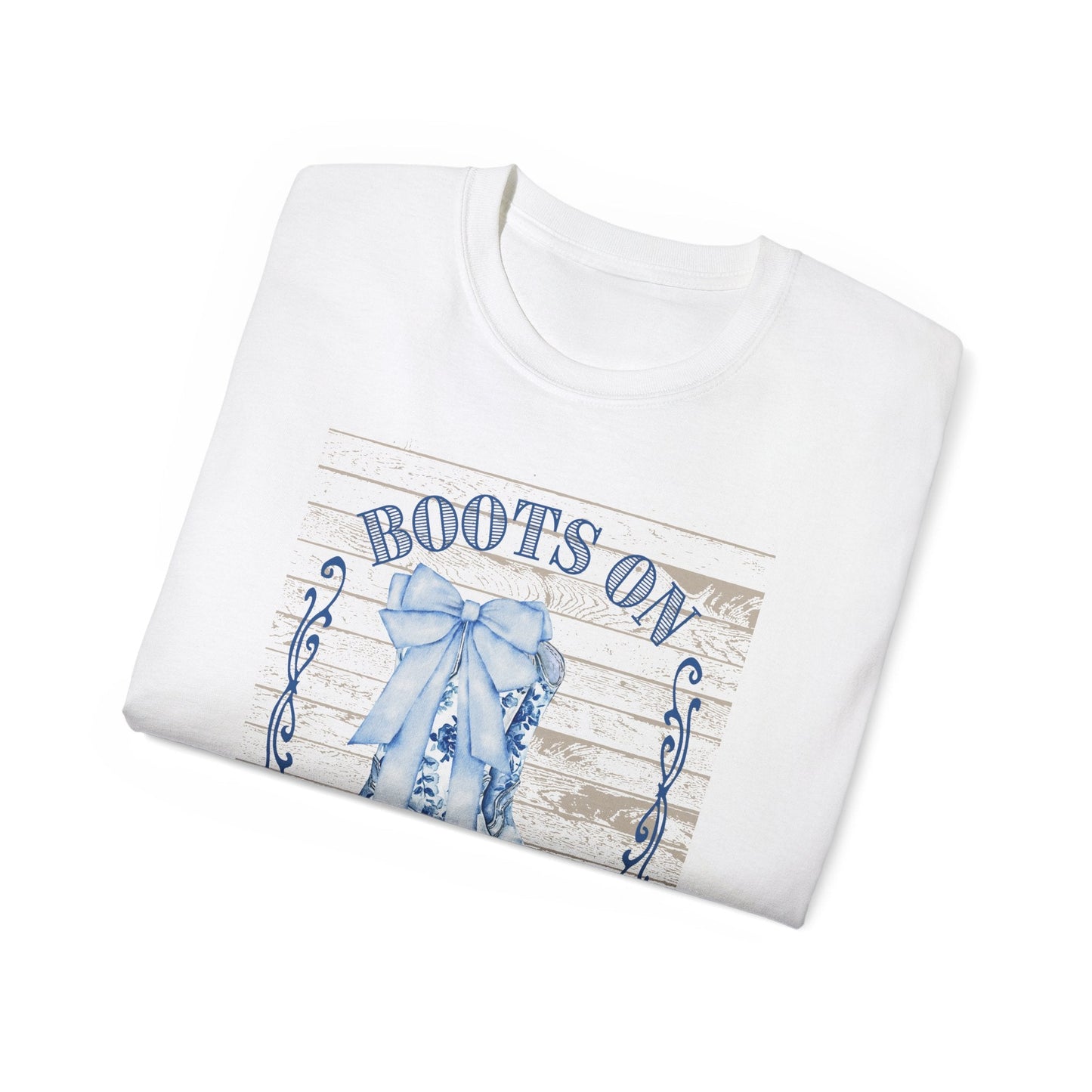 Western Song Cowboy Women's T-Shirt, Boots Graphic T-Shirt, Rural Lifestyle Top, Country Music Concert Apparel, Vintage Ranch Style Shirt