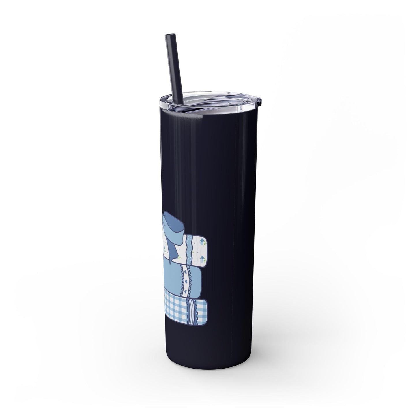 Customizable: Girly Book Club Skinny Tumbler with Straw, 20oz | Perfect for Events, Gifts, Coffee, and Summer Drinks