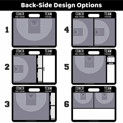 Custom 3x3 Basketball Magnetic Coaching Board 11.4'' x 9.4'' / 29 cm x 24 cm