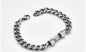 Mens Titanium Steel Dumbbell Bracelet Vintage