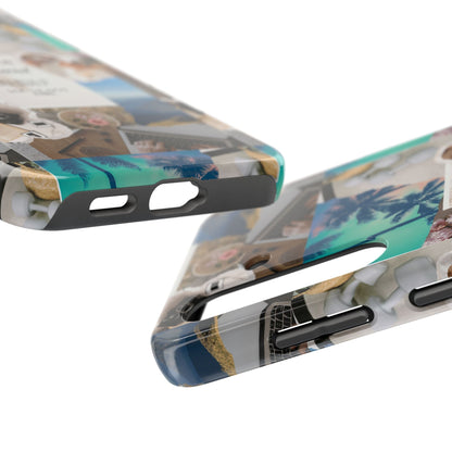 Inspiring Vision Board Phone Case, Motivational Tough Case, Adventurous Gift for Her, Self-Care, Dream Big, Unique Phone Accessory